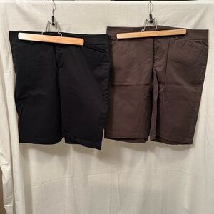 Women’s Dockers Walking Shorts - black and brown